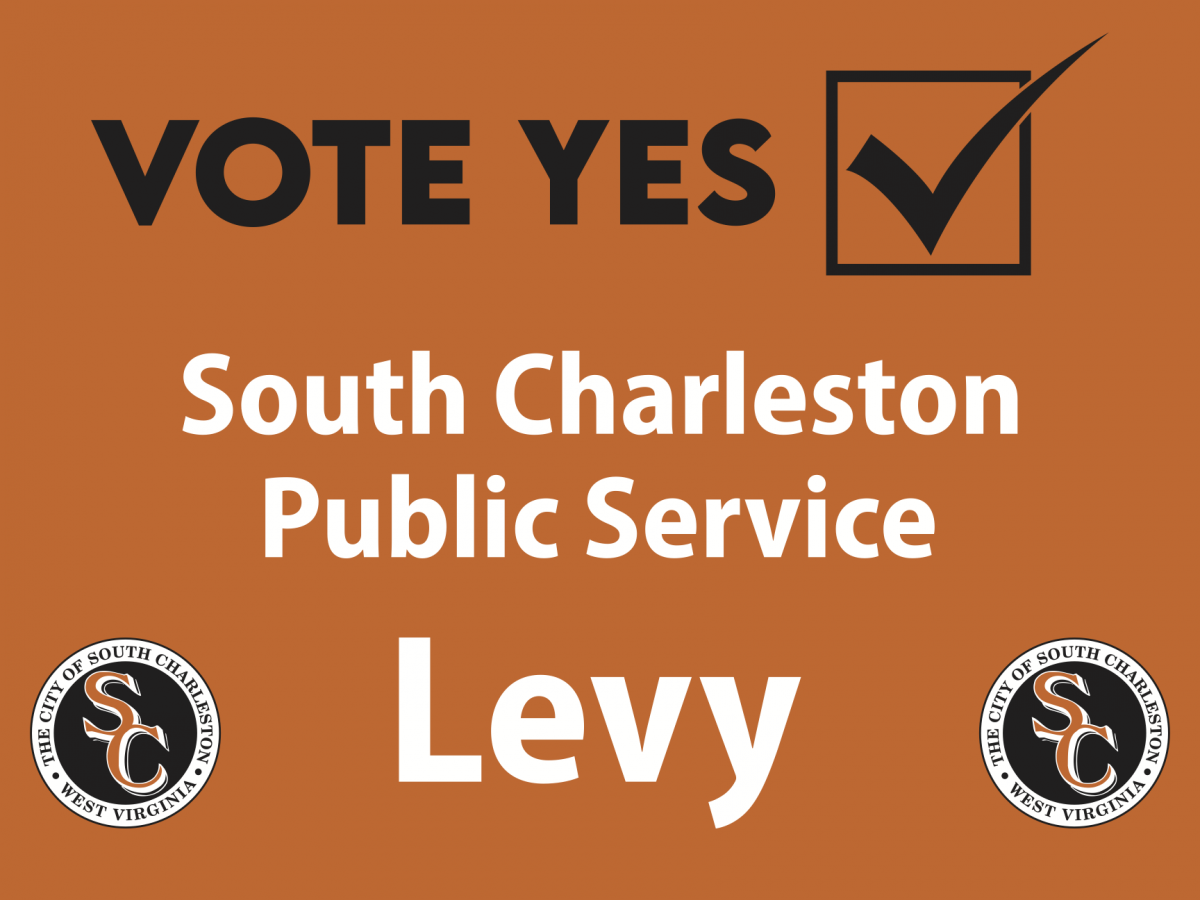 Scc Vote Yes Levy Orange Sign City Of South Charleston