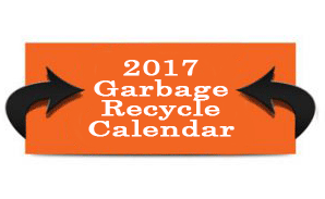2017 Garbage Recycle Calendar Icon